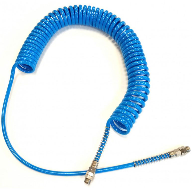 Rectus SPF58SB050R kalibrált Shore A 98 PU spiráltömlő forgó csavarzattal, kék, 8x5x1.5 mm, 5 m hosszú termék fő termékképe