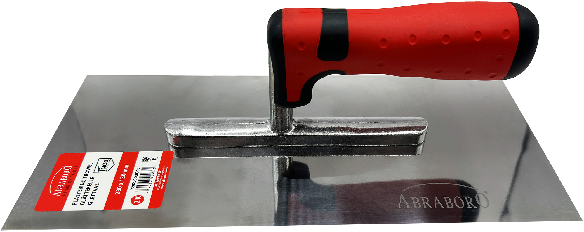 Abraboro INOX glettelő, 280 x 130 mm, 6 db/csomag termék fő termékképe