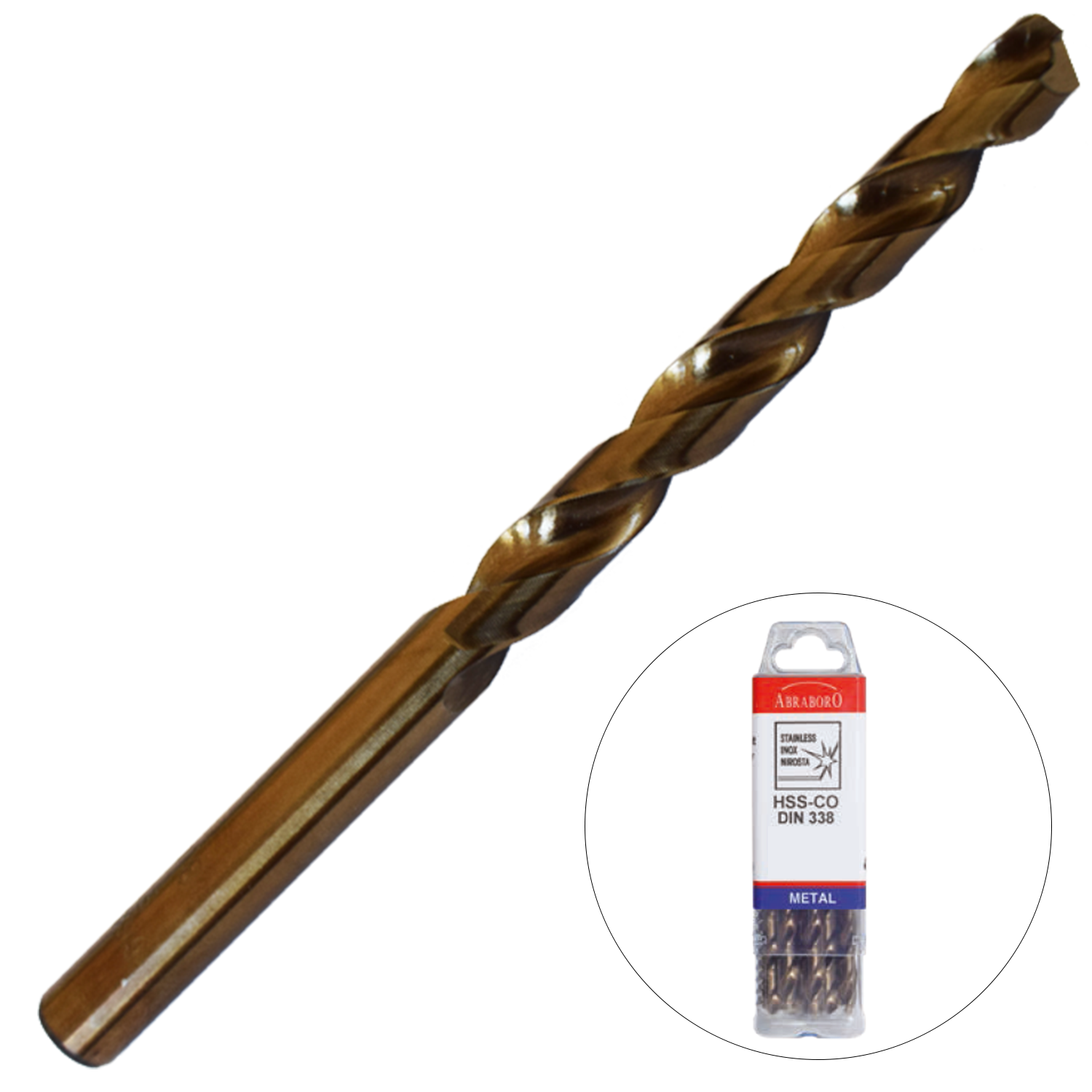 Abraboro 6.1 x 101 / 63 mm HSS-Co fémcsigafúró X-Pack, 10 db/csomag termék fő termékképe