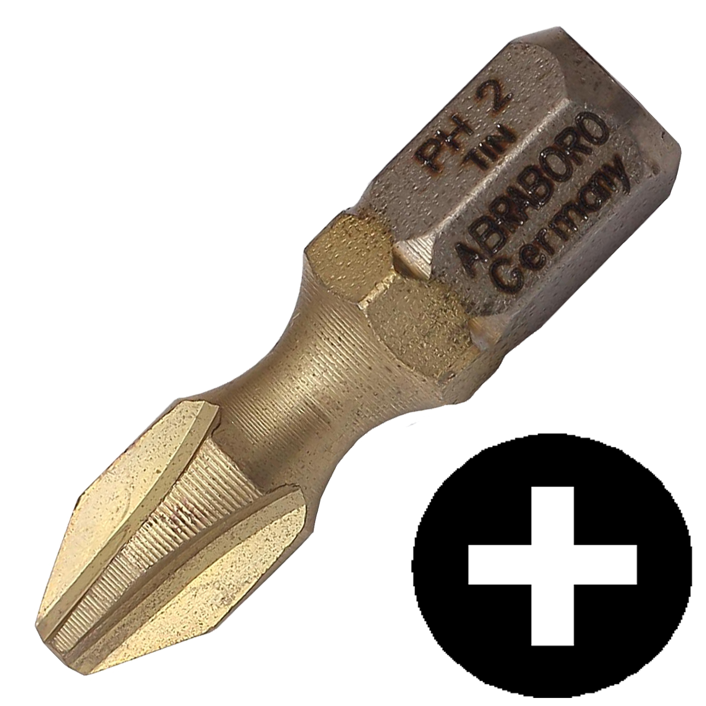 Abraboro PH 3 x 25 mm Phillips SUPRA-TIN bit, 10 db/csomag termék fő termékképe