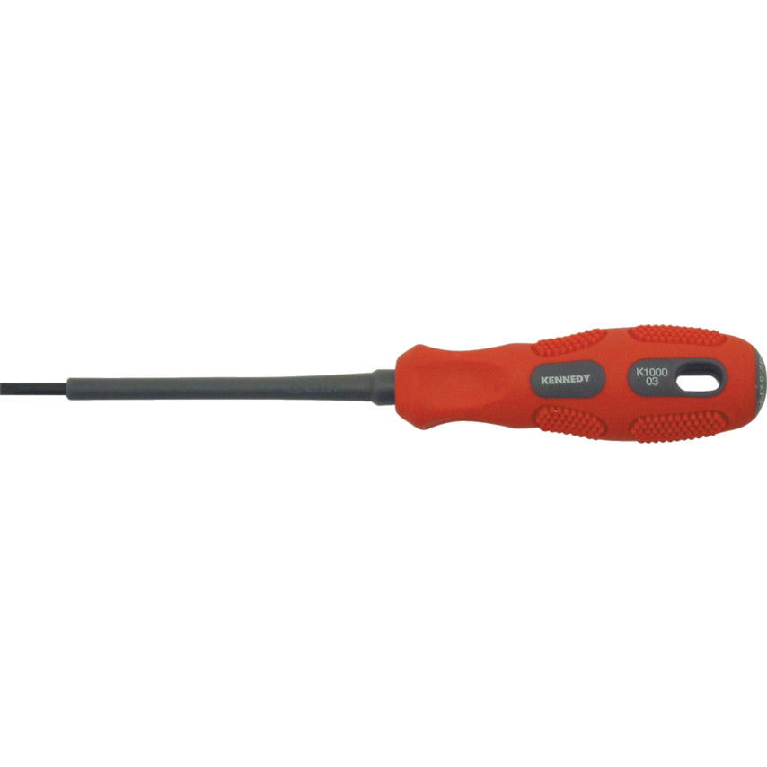 KENNEDY 2.5 x 75 mm lapos szigetelt VDE Dual Grip csavarhúzó termék fő termékképe