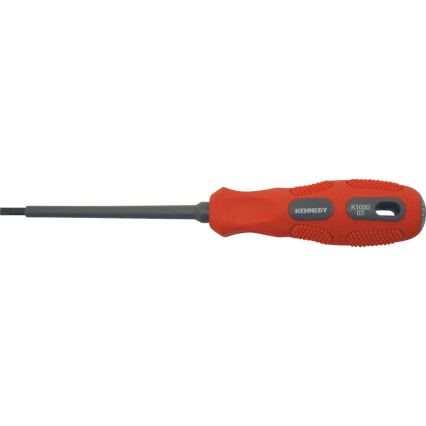 KENNEDY 4.0 x 100 mm lapos szigetelt VDE Dual Grip csavarhúzó termék fő termékképe