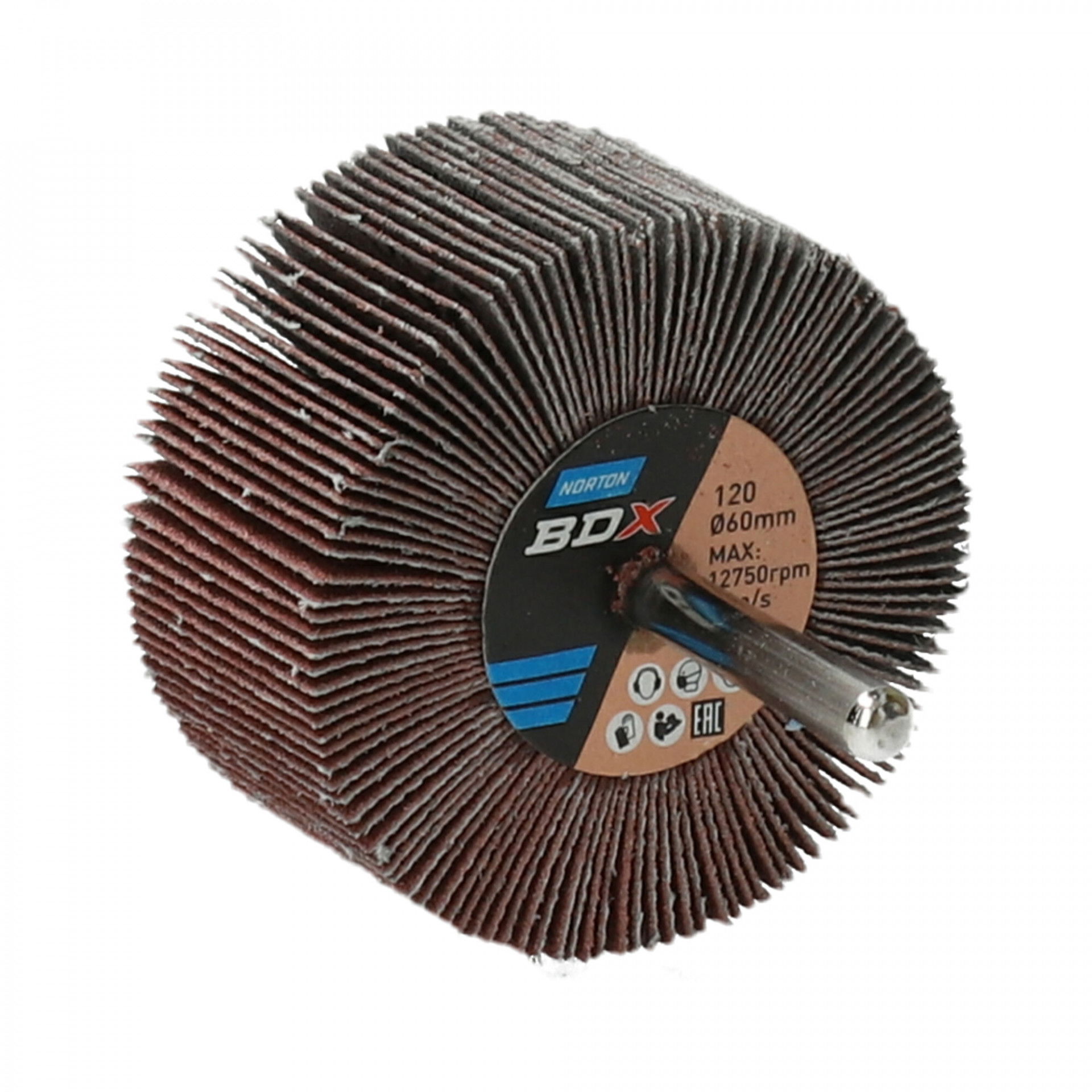 Norton Metal R207Plus csapos lamellás csiszolókorong Ø60x30x6mm P120, 10 db/csomag termék fő termékképe