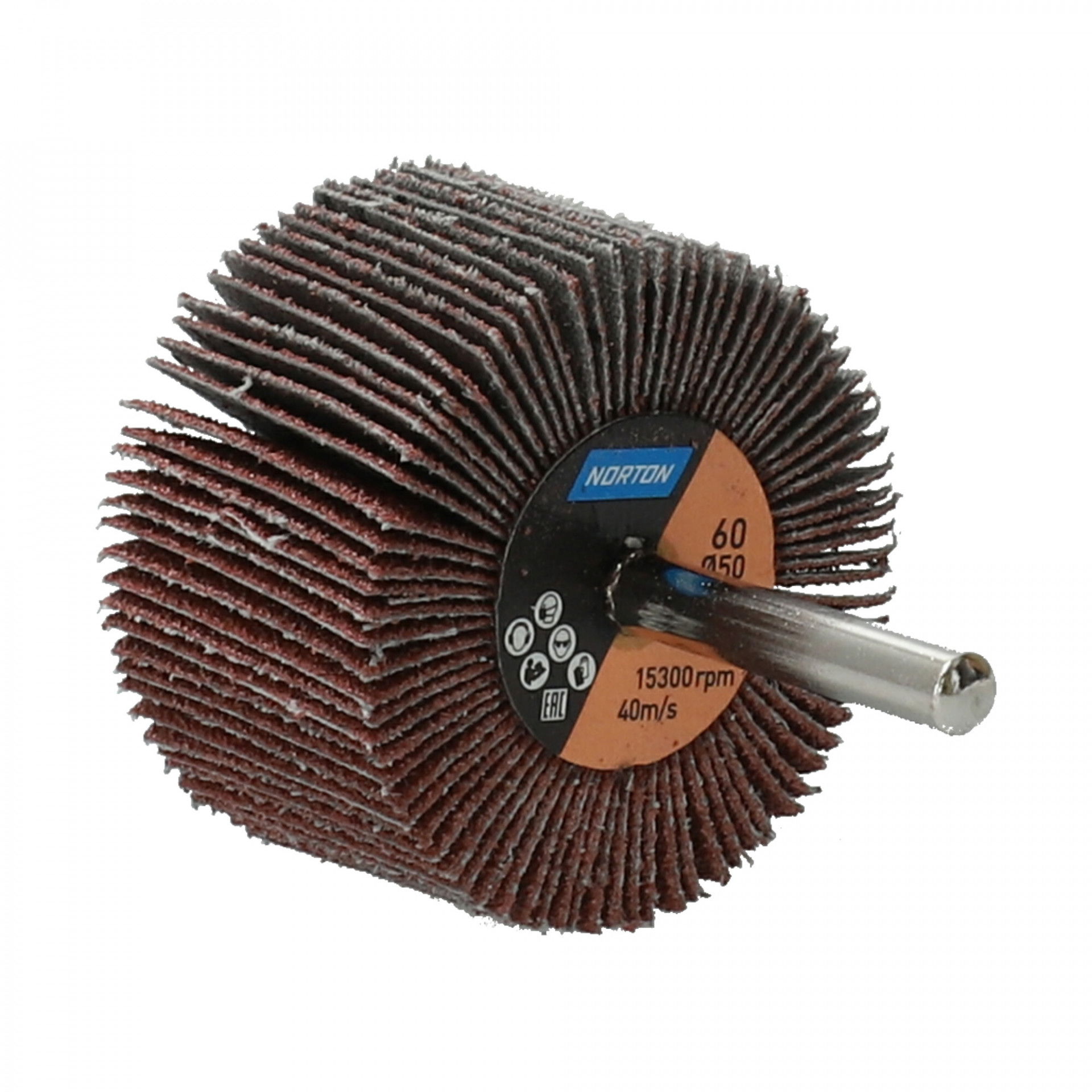 Norton Metal R207Plus csapos lamellás csiszolókorong Ø50x30x6mm P60, 10 db/csomag termék fő termékképe