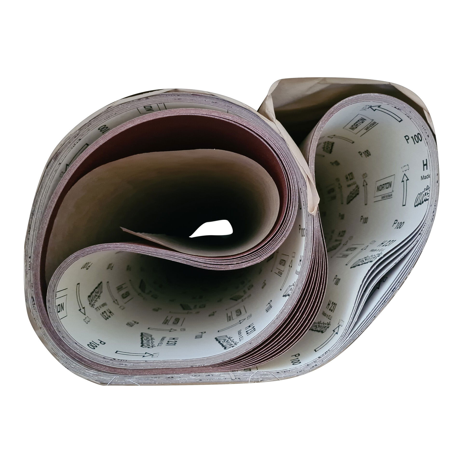 Norton H231 csiszolószalag faipari szalagcsiszolókhoz 1350x2620mm P120, 10 db/csomag termék fő termékképe