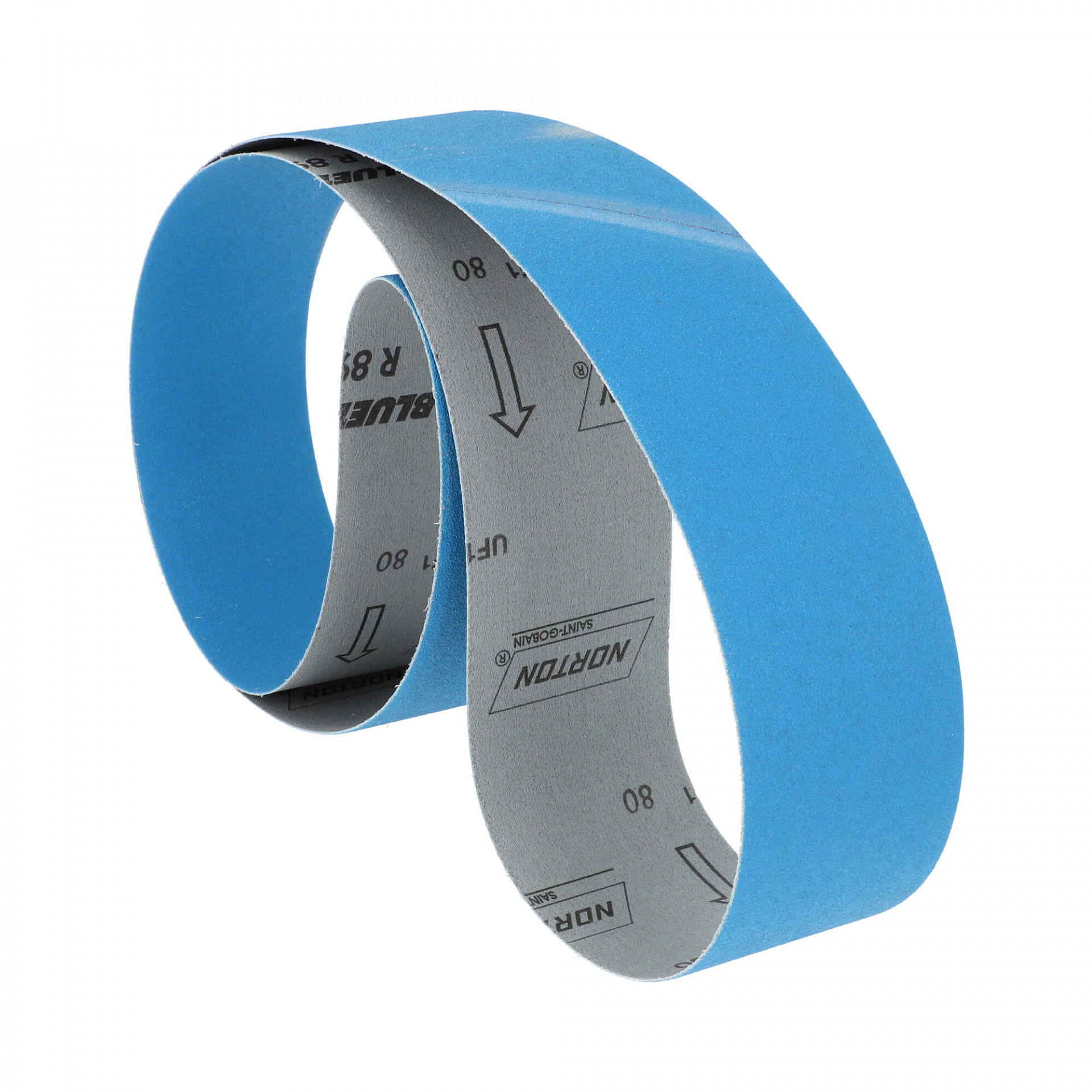 Norton Bluefire R895 csiszolószalag szalagcsiszolókhoz 75x2000mm P80, 10 db/csomag termék fő termékképe