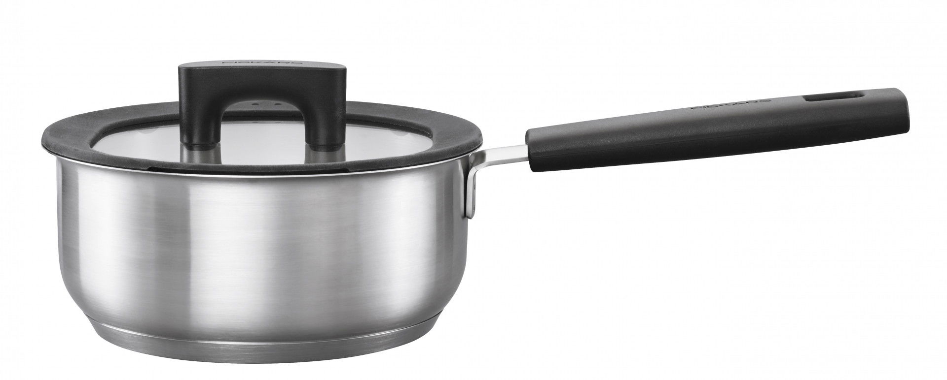 Fiskars Hard Face nyeles lábas fedővel (1,8L / 18 cm), rozsdamentes acél termék fő termékképe