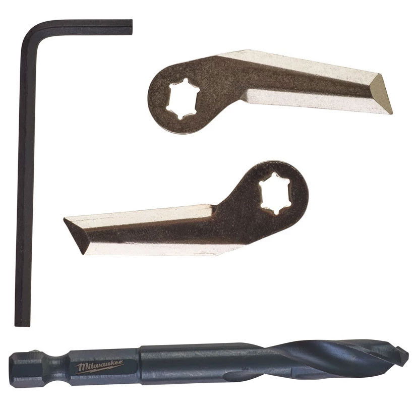 Milwaukee Cserélhető élek és előfúró készlet állítható lyukfűrészhez termék fő termékképe