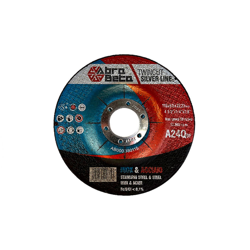 AbraBeta A24Q acél/inox 115x6,5x22,23 25db/csomag termék fő termékképe