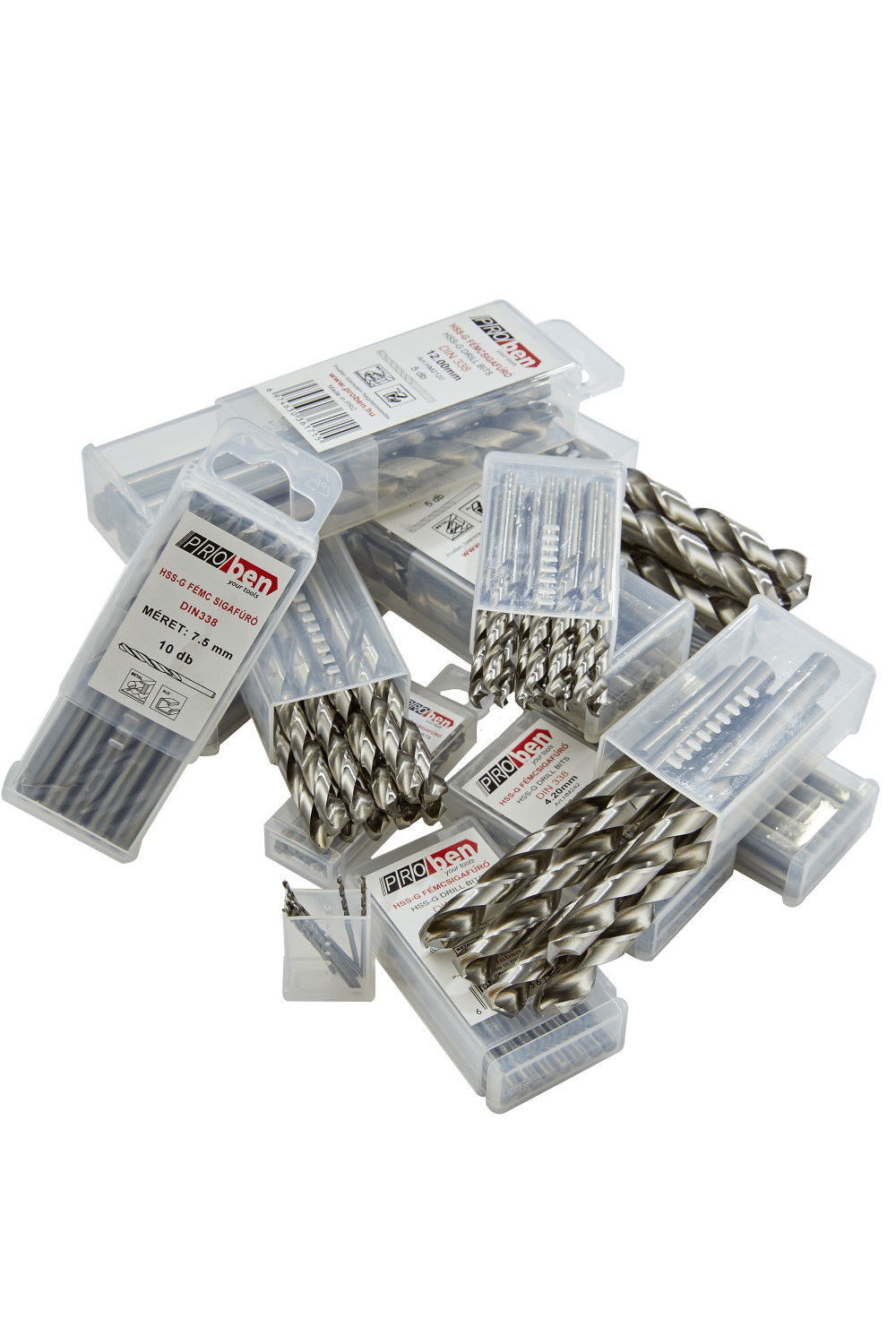 Proben HSS-G Ø17.00 mm Hengeresszárú fém csigafúró, szárcsökkentett, köszörült DIN338 termék fő termékképe