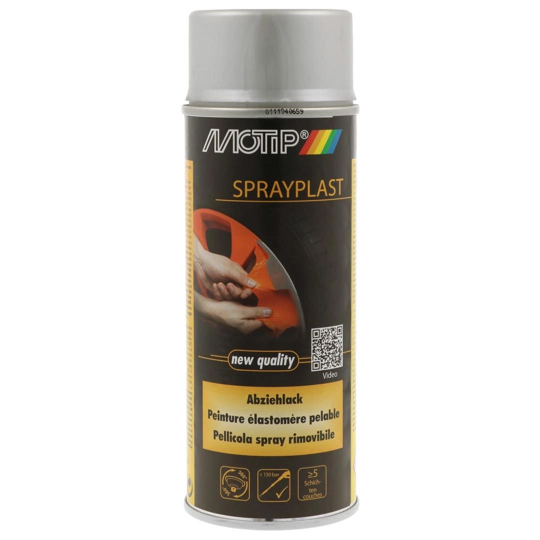 Motip Lehúzható festék spray, selyemfényű ezüst, 400 ml termék fő termékképe