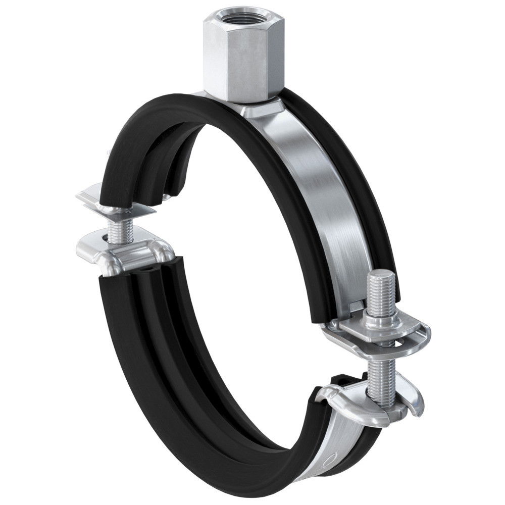 Fischer FRS-L 219 - 225 M8 / M10 kétcsavaros gumibetétes csőbilincs, 15 db/csomag termék fő termékképe