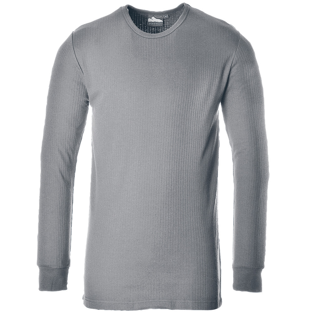 Portwest B123 - Hosszú ujjú póló, szürke termék fő termékképe