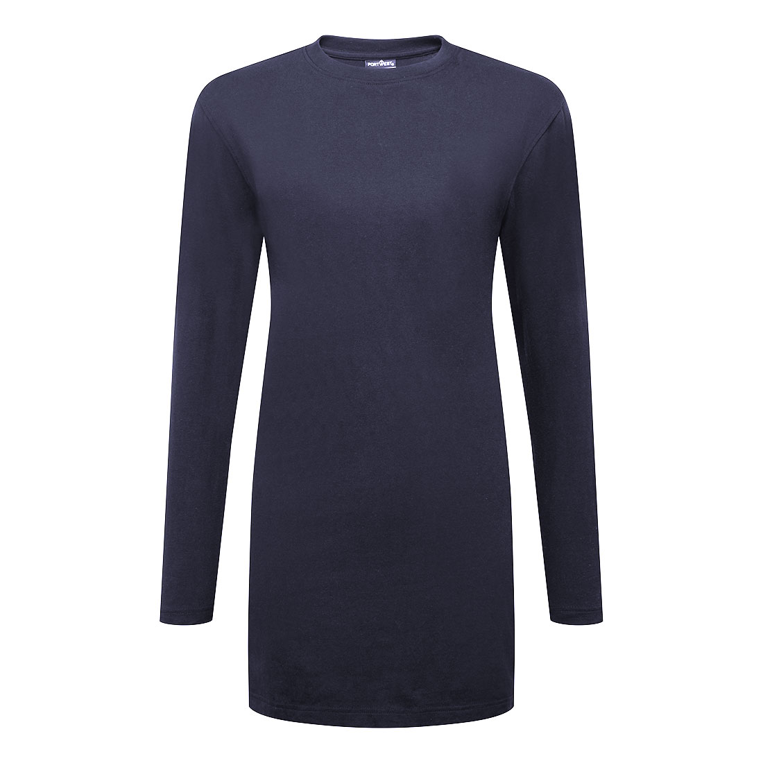 Portwest B194 - Női pamut Relaxed Fit hosszú ujjú póló L/S, sötét tengerészkék termék fő termékképe